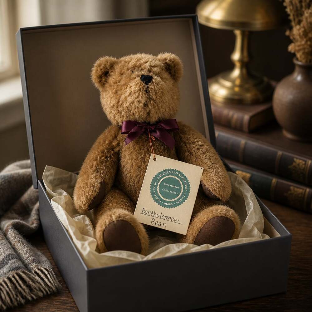 11 inch Boyds Bears J.B. Bean and Associates Bartholomew Bean Plush Teddy Bear